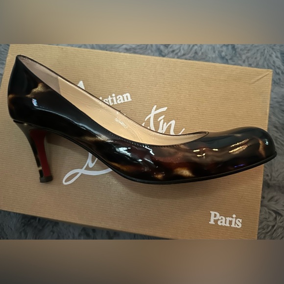Christian Louboutin Simple Patent Leather Glittart Calf Pumps - Picture 11 of 11